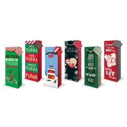 Christmas Bottle Bags - Cheeky Designs
