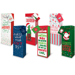 Christmas Bottle Bags - Cheeky Monkey Assortment