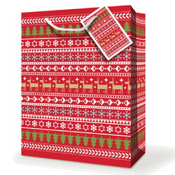 Christmas Bags - Christmas Motifs - Medium To Large