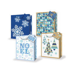 Christmas Bags - Frosted Christmas - Small to Medium