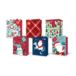 Christmas Bags - Fun Santa & Friends Assortment - Extra Small