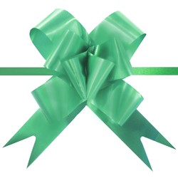 Pull String Butterfly Bows - Emerald Green