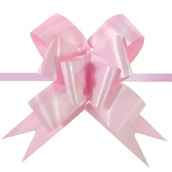 Pull String Butterfly Bows - Light Pink