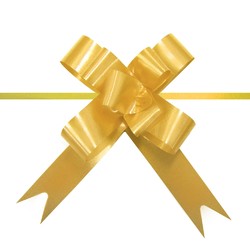 Pull String Butterfly Bows -  Mini - Yellow