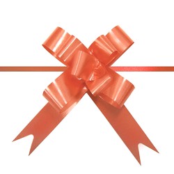 Pull String Butterfly Bows -  Mini - Orange
