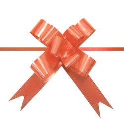 Pull String Butterfly Bows -  Mini - Orange