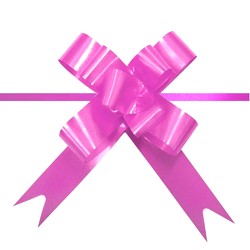 Pull String Butterfly Bows -  Mini - Rosebloom Hot Pink