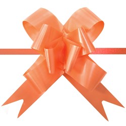 Pull String Butterfly Bows - Orange