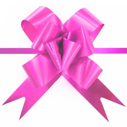 Pull String Butterfly Bows - Rosebloom Hot Pink