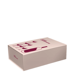 Special Order Fully Custom Branded - Double Champagne Bottle Rigid Gift Box with Magnetic Closing Lid