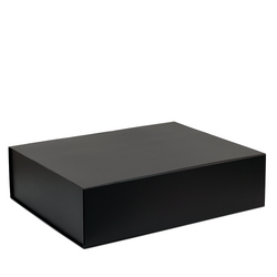 Large Hamper Gift Box - Matt Black with Magnetic Closing Lid
