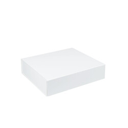 FAULTY - Small Gift Box - Faux Leather White with Magnetic Closing Lid