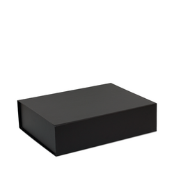 Medium Hamper Gift Box - Matt Black with Magnetic Closing Lid