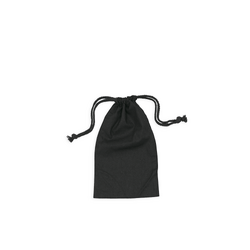 Black Calico Bags - 15cm x 25cm with Drawstrings
