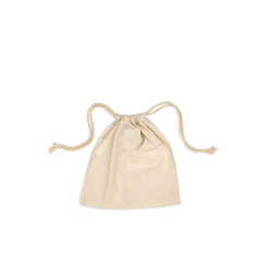 Natural Calico Bags - 20cm x 20cm with Drawstrings