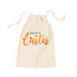 Easter Bags - Blossoms -  Calico Bags 20cm x 30cm with drawstrings