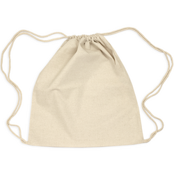 Natural Back Pack Calico Bags - 35cm x 41cm with Drawstrings