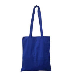Navy Blue Calico Bags - 37cm x 42cm with Two Long Handles