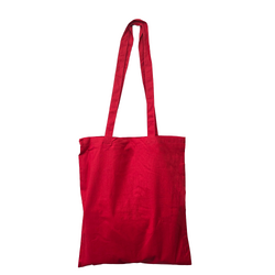 Red Calico Bags - 37cm x 42cm with Two Long Handles