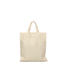 Natural Calico Bags - 37cm x 42cm with Two Short Handles