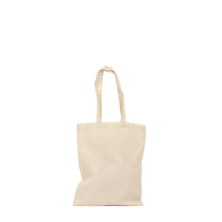 Natural Calico Bags - 22cm x 26cm with Two Short Handles