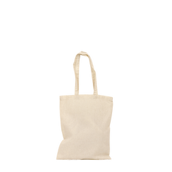 Natural Calico Bags 22cm x 26cm with Two Short Handles