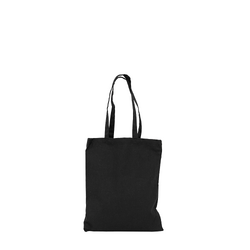 Black Calico Bags - 22cm x 26cm with Two Short Handles