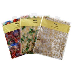 Christmas Cello Sheets - Assorted designs