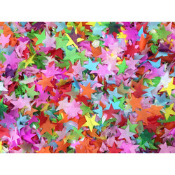 Confetti Tissue - Stars In Mixed Colours - 1 KG