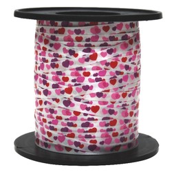 Curling Ribbon - 5mm x 225m - Hearts