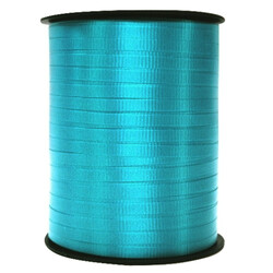Crimped Curling Ribbon 5mm x 457m - Turquoise Blue