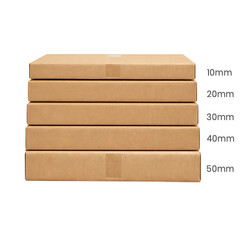 A4 Multi Height Mailing Box - 1 Box, 5 Adjustable Heights (10/20/30/40/50mm)