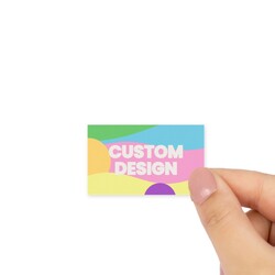 Custom Printed 50 x 30mm White Gloss Rectangle Labels - Self-Adhesive Stickers
