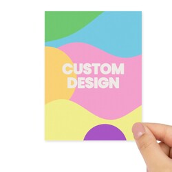 Custom Printed 90 x 120mm White Gloss Rectangle Labels - Self-Adhesive Stickers