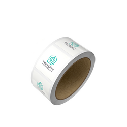 Custom Printed 50mm White Square Labels - 500 Labels supplied on a Roll