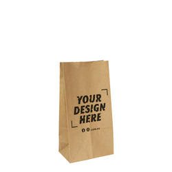 Custom Printed Paper Bags - Brown Kraft Paper Bags
