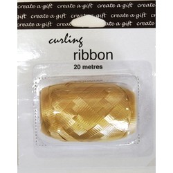 create a gift - Curling Ribbon 20m - Gold