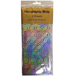 Holographic Foil Wrap - 2 Sheet - Silver