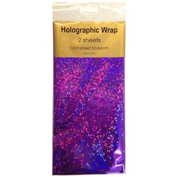 Holographic Foil Wrap - 2 Sheet - Violet