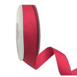 Red Bias Ribbon - 25mm x 25M
