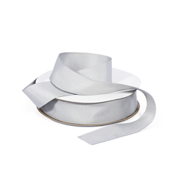 Grosgrain Ribbon  - 25mm x 25m - Light Grey