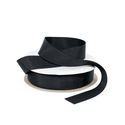 Grosgrain Ribbon  - 25mm x 25m - Black