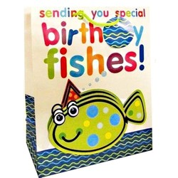 Gift Bags 'Birthday Fishes' - Medium