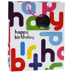 Gift Bags - Happy Birthday Foil Assortment - Medium