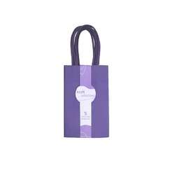 Micro Kraft Gift Bags - 5 Pack Purple