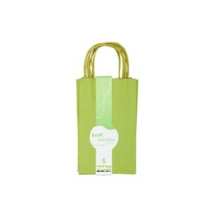 Micro Kraft Gift Bags - 5 Pack Green