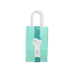 Micro Kraft Gift Bags - 5 Pack Sea Green