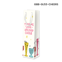 Christmas Bottle Bags - Holiday Cheer