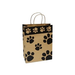 Kraft Bags - Medium - Paws