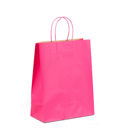 Kraft Bags - Medium - Hot Pink